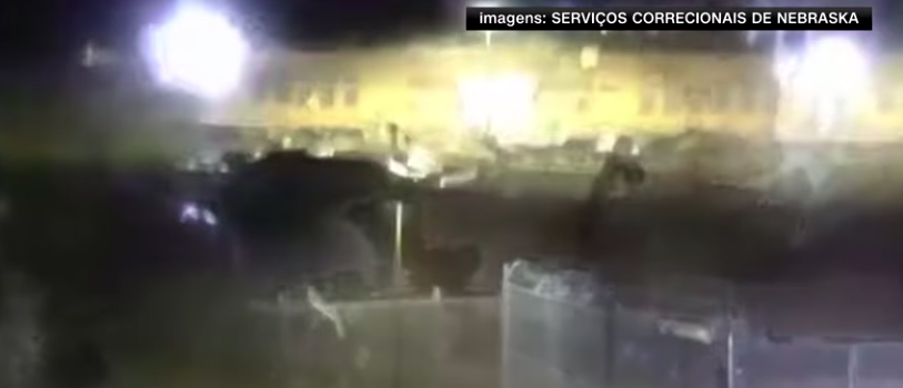 Tempestade arranca telhados de penitenciária nos EUA e deixa centenas de detentos desabrigados